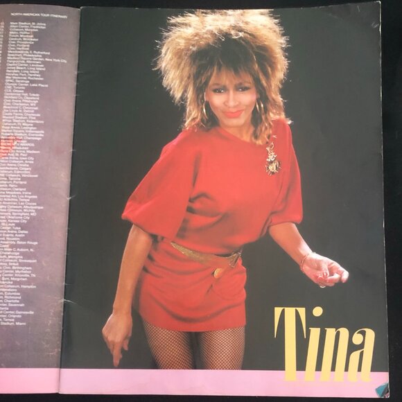 Tina Tuner Private Dancer Concert Tour 1985 Booklet - Vintage - Picture 2 of 3